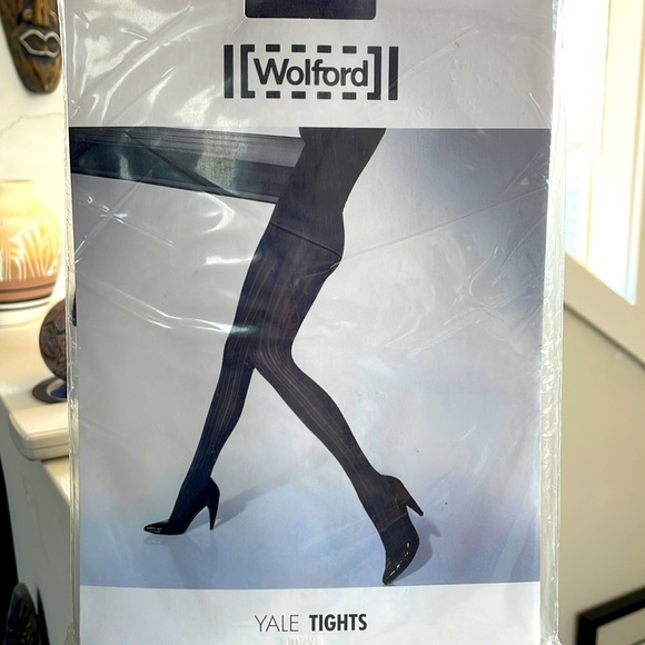 NWT WOLFORD YALE TIGHTS IN MOCCA Size S - Picture 1 of 5